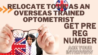 How to start UK PRE REG OPTOMETRY as overseas trained optometrist get GOC NUMBER ace GOC INTERVIEW [upl. by Yelsnik175]