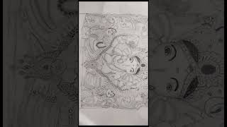 Mumbai Siddhivinayak Drawing mumbaisiddhivinayak lordganesha ganeshachaturthi vinayagar shorts [upl. by Francie]