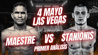 Gabriel Maestre vs Eimantas Stanionis el 4 de mayo en Las Vegas por la faja welter WBA [upl. by Niemad794]