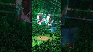 Damian Lilliard First Player Introduction as a Milwaukee Buck Bucks Opening Night Pregame [upl. by Neersan]