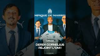 Officiel Ligue 1 Derek Cornelius rejoint l’OM  Short vuevisibilité football motivation [upl. by Notsuj]