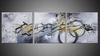 Abstract acrylic painting demo video  Ulex Minor by John Beckley [upl. by Vanny]