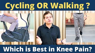 Knee Pain Cycling or Walking Which is Best Chondromalacia Patella Osteoarthritis Treatment [upl. by Yanrahs]