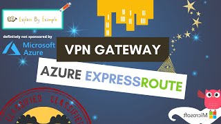 Explain By Example VPN Gateway or ExpressRoute [upl. by Evars]