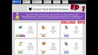 Choosing Starter  Deluge RPG Gameplay  Ep 01 [upl. by Landau468]