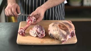 How To  bone and butterfly a leg of lamb [upl. by Terrence]