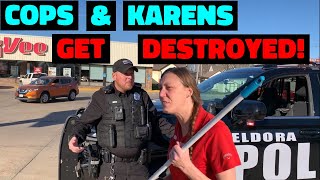 Combat Vets Destroy Dangerous Cop amp Karens Cop Gets Dressed Down amp Owned First Amendment Audit [upl. by Tomasine24]