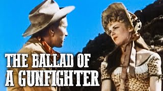 The Ballad of a Gunfighter  MARTY ROBBINS  Cowboy Film  Free Western Movie [upl. by Ellehcrad787]