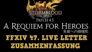 FFXIV 47 Live Letter aus Las Vegas Zusammenfassung [upl. by Hulda]