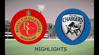 IPL 2009 Final  Royal Challengers Bangalore V Deccan Chargers highlights  DBC 17 Gameplay [upl. by Maxine431]