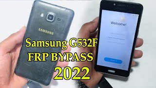 Google FRP Bypass Samsung Galaxy smg532f New method 2022 601 Grand Prime [upl. by Fritzsche]