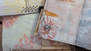 Packing Paper Signature Pages Part 1 junkjournaltutorialsandmore [upl. by Agarhs]