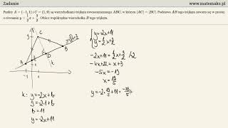 Zadanie  geometria analityczna [upl. by Khano]