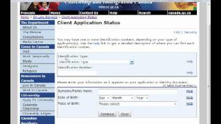 How to Check Immigration Application Status [upl. by Anelas731]