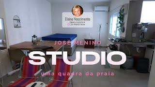 Studio reformado UMA QUADRA da PRAIA no José Menino em SANTOSSP  Ref 132167 [upl. by Weinman968]