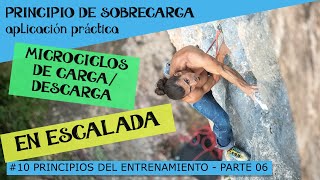 106 PROGRESIÓN DE LA CARGA SEMANA A SEMANA EN ESCALADA EJEMPLOS DE MICROCICLOS CARGA Y DESCARGA [upl. by Nylesaj]