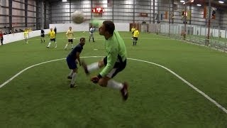 Indoor Soccer Keeper Saves  572014 [upl. by Diba390]