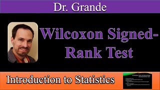 Introduction to the Wilcoxon SignedRank Test [upl. by Martineau]