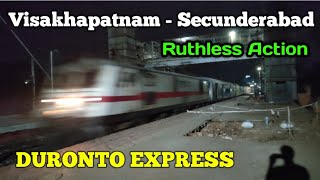 Visakhapatnam  Secunderabad Duronto Express Ruthless Skipping Anaparti 25124  VSL Train Videos [upl. by Leanne]