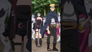 BORUTO and SARADA vs CODE  Boruto 2 season chapter 81 boruto sarada naruto anime code shorts [upl. by Estel]