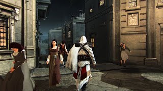 Relax walk in renaissance Rome Assassins Creed Brotherhood remaster 4k Max graphics [upl. by Esineg]