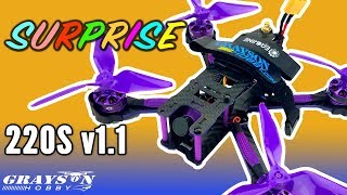 Eachine Wizard 220s V11 ARF  FPV Racer Drone For Noobsish  Unboxing [upl. by Engdahl678]