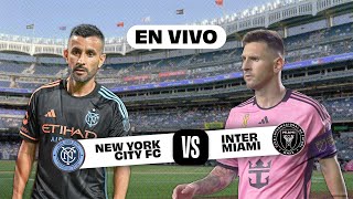 🔴 ¡EMPATE AGÓNICO Y OTRO PARTIDO SIN GOLES DE MESSI NEW YORK CITY FC 11 INTER MIAMI [upl. by Madden322]