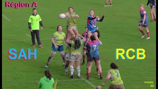 Rugby Région A  SAH Féminines vs RCB [upl. by Putscher]