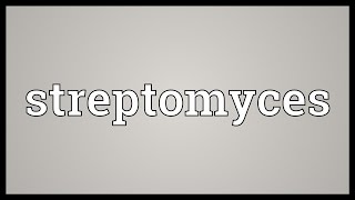 Streptomyces Meaning [upl. by Ahsikit]