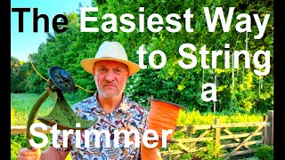 The Easiest Way to String a Strimmer with wire cord or line  Stihl [upl. by Acissehc]