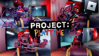 Roblox  Phase 3 Project Playtime Morph Testing  Mommy long legs de Natal Jumpscares amp Emotes [upl. by Li]