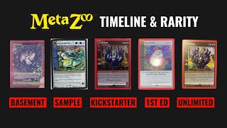 Metazoo Rarity Explained  TCG Timeline [upl. by Ridley]