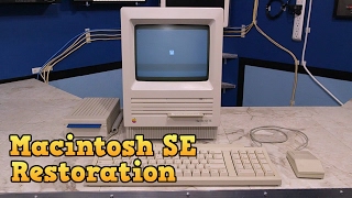 Macintosh SE Restoration and SD2SCSI upgrade [upl. by Hector]