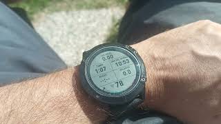 Garmin Fenix 6X Pro  Run Activity Test [upl. by Allekim]