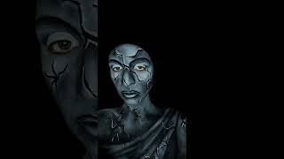 A lone stone statue makeupartist makeupshorts ytshorts fyp mua tiktok makeupart art artist [upl. by Otti]