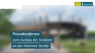 Pressekonferenz zur Stadionmodernisierung [upl. by Annahtur481]