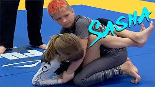 Girl vsBoy Jiu Jitsu Match at FUJI BJJ [upl. by Noislla]