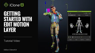 How to Edit Different 3D Motions in the Same Motion Clip  iClone 8 Tutorial [upl. by Rainah]