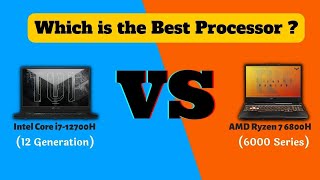 The Best CPU for Gaming in 2022  Ryzen 7 6800h vs Intel Core i712700h  Intel 12700h vs 6800h [upl. by Elum]