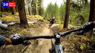 The PERFECT mountain bike trail 🇺🇸 50 STATE SHRED COLORADO [upl. by Eidualc]