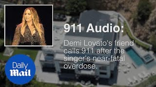 Demi Lovatos friend calls 911 after the singers overdose [upl. by Accisej]