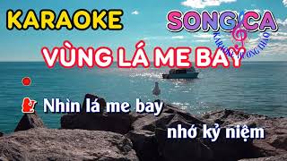 Vùng lá me bay Karaoke Song ca I Bông Trọng Bình [upl. by Oicor]