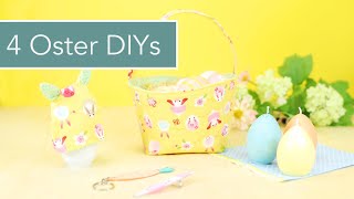 4 DIY Ideen für Ostern mit kostenlosen Schnittmustern amp Verlosung [upl. by Gschu]