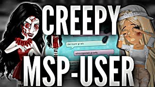 CREEPY MSP USER SCHREIBT MICH AN  DamonDaisy [upl. by Beret]