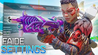 Faides Settings  40 Kills  Apex Legends [upl. by Aicelet993]