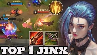 Wild rift jinxtop 3 jinx game play rank challnger [upl. by Nottap162]