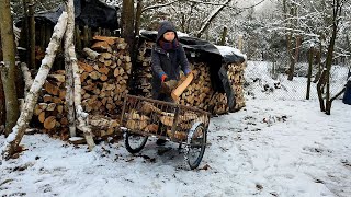 ROBIMY ŁAZIENKĘ drewno do pieca czyli CO TAM U NAS NA WSI [upl. by Kciwdahc]