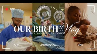 LABOR AND DELIVERY VLOG 40WEEKS 2DAYS  NOTHING WENT AS PLANNED  SURPRISE GENDER REVEAL AT BIRTH [upl. by Adnilre431]