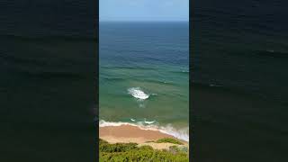 Blue and Green Ocean  Sea view from high Cliff beach waves cliff nature coastal atlantic [upl. by Magbie]