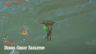 BotW Hebra Leviathan Bones Hidden Shrine [upl. by Azriel]